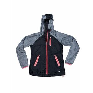 Women’s Jacket Windbreaker S Qualifier Zip Under Armour Light Weight Heat Gear